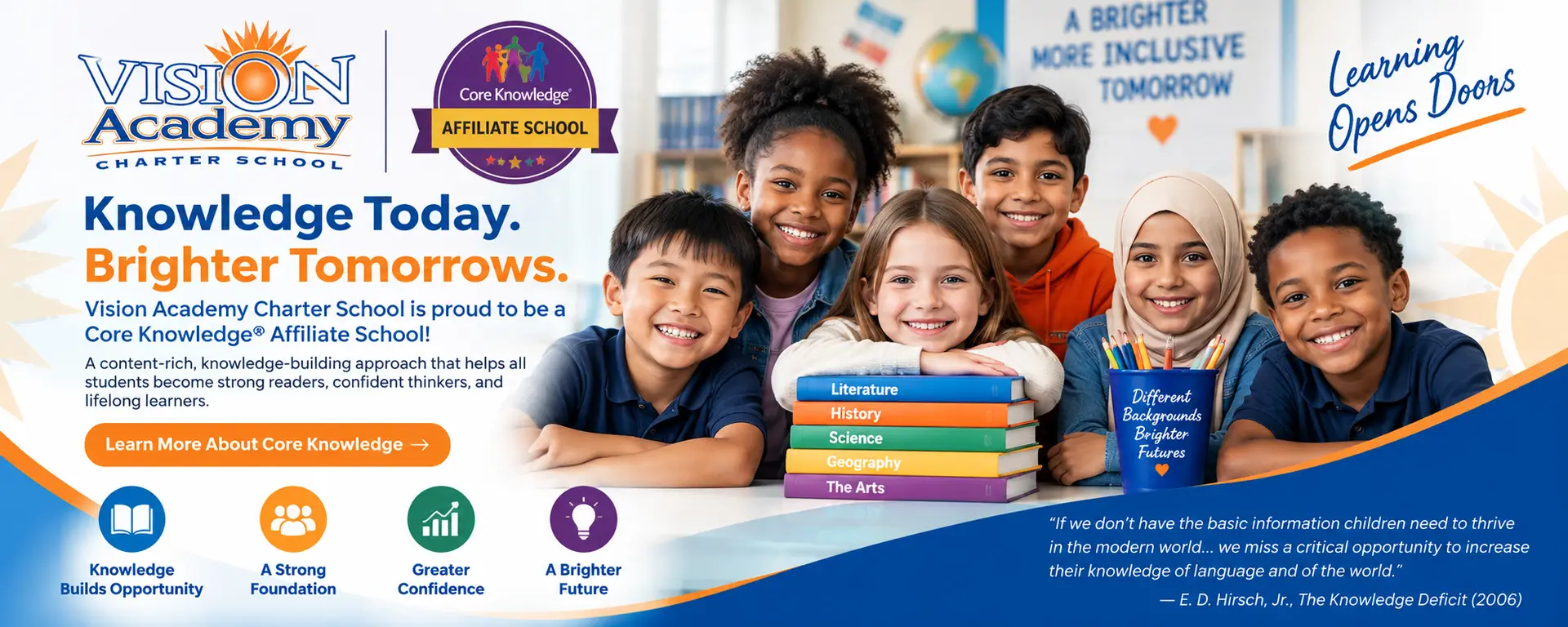 Core Knowledge at Vision Academy | Building Knowledge, Literacy & Curiosity